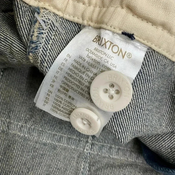 Free People Jean Shorts Brixton Vancouver High Waisted Size 24 - Picture 4 of 6